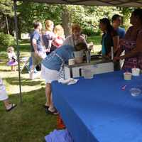 <p>Nearly 200 people showed up at Norwalk State Sen. Bob Duff&#x27;s house Sunday afternoon for a bi-annual ice cream social. </p>