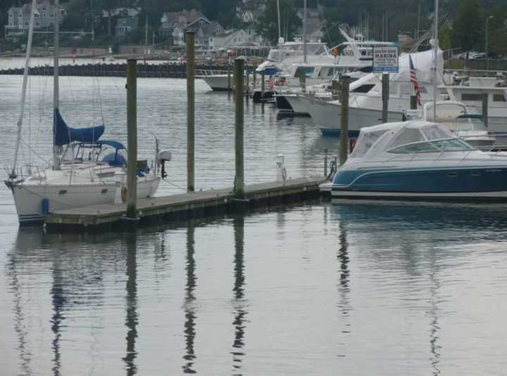 Boats in Stamford Harbor