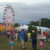 <p>Crowds arrive at Veterans Park for the 37th annual Norwalk Oyster Festival.</p>