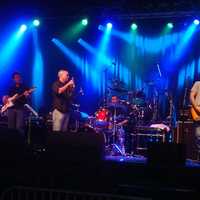 <p>Tony and the Swag Hooks perform on the main stage at the Norwalk Oyster Festival.</p>