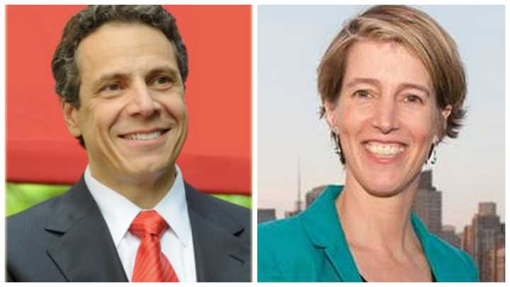 Gov. Andrew Cuomo (left) will be challenged in the Sept. 9 Primary for the Democratic line in the Nov. 8 general election by Zephyr Teachout.