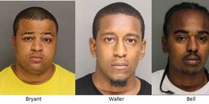 Jaquan Bryant, Ronald Waller, and Eishaun Kenneth Bell face drug charges after a motor vehicle stop. 