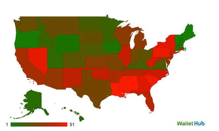 The Empire State struggled in both the budget and baby-friendly environment categories, 