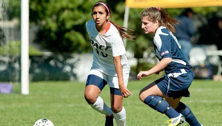 Pace University women&#x27;s soccer breaks program record and outscores Felician 8-0.