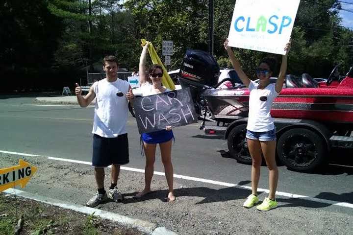Westport Restaurant's Car Wash Raises Money For CLASP