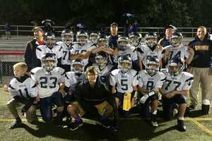 Weston 7th Grade Football Team Holds Off New Canaan