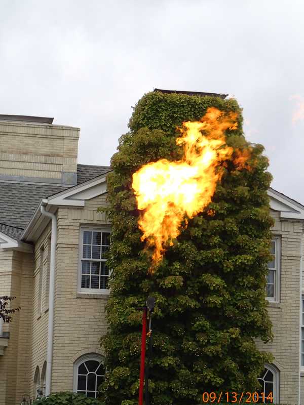 Westport Firefighters Burn Off Leaking Propane