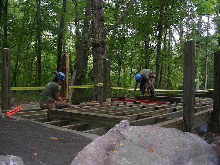 The newest section of the Norwalk River Valley Trail in Wilton, though not yet complete, is already being used by bikers, runners and parents with strollers.