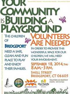 Volunteers Needed To Help Build Playground In Bridgeport Park