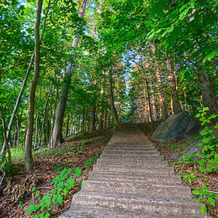 Westchester County closed an aging pedestrian bridge near Pelham for repairs.