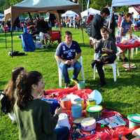 <p>Folks enjoy activities at a previous annual Town Day gathering in the Leonard Wagner Town Park in Putnam Valley.</p>