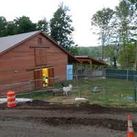 <p>The new barn is one of the first portions of the master plan to be completed. </p>