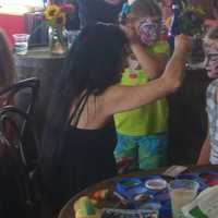 <p>Kids got a chance to have their faces painted at the launch party for &quot;Chizi&#x27;s Tale&quot; at Tudor Investment Campus in Greenwich Sunday.</p>