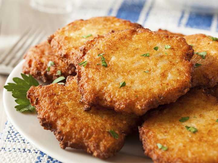 Latkes are a Rosh Hashanah favorite. 