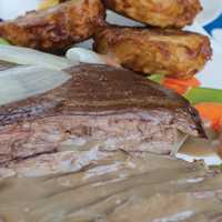 <p>Brisket is a staple of the Rosh Hashanah dinner. </p>