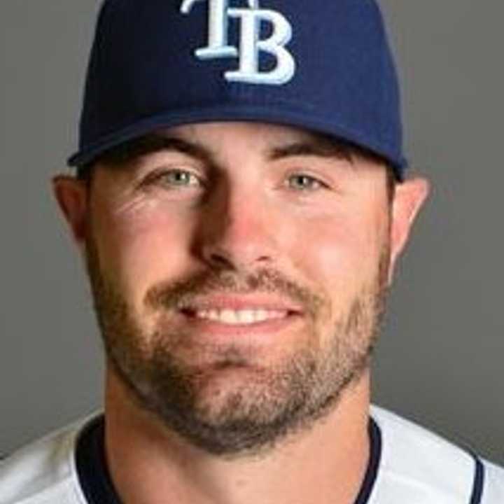 New Canaan native Curt Casali is a rookie catcher for the Tampa Bay Rays. 