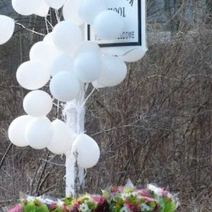 Students from Sandy Hook School now attend classes at a building in Monroe while a new facility is built in their neighborhood. Above is the sign at the old school. 