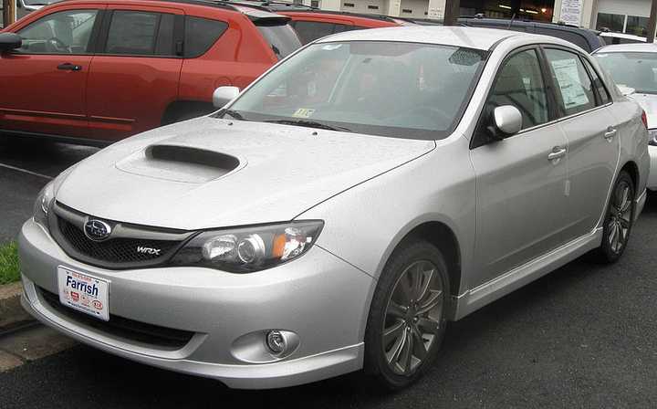 The Subaru WRX was rated the top ticket-getting car by insurance.com.