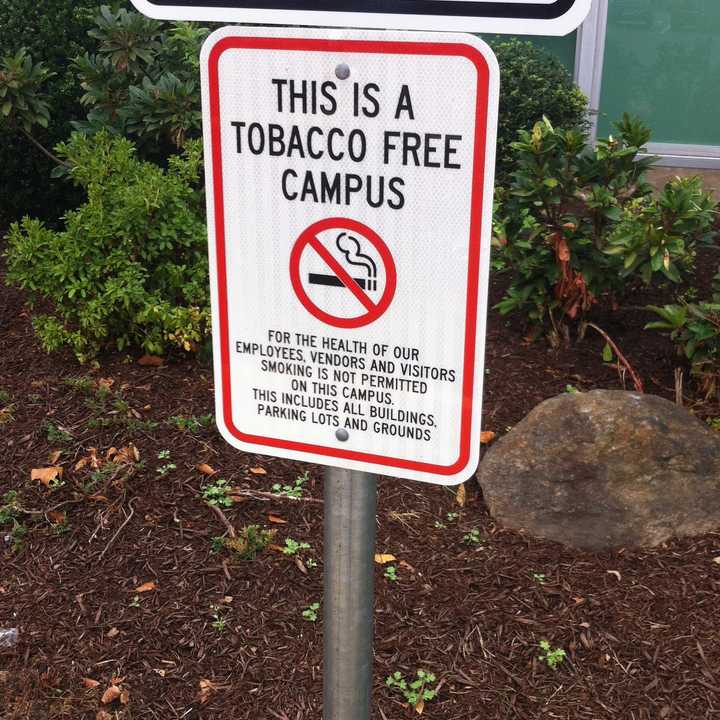 Norwalk Community College has gone completely smoke-free, banning all tobacco products as of Wednesday.