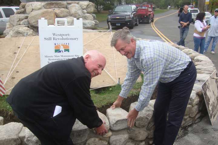 Westport Puts New Shine On Historic Minute Man Monument