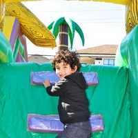 <p>Bouncy houses were available for children. </p>