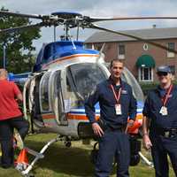 <p>The Westchester County Police Department provided a helicopter at the Bronxville Junior League&#x27;s fundrasier. </p>