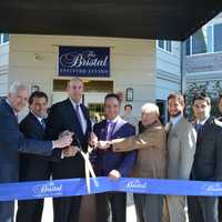 <p>The Bristal at Armonk holds a ribbon cutting at its grand opening celebration.</p>