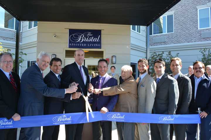 The Bristal at Armonk holds a ribbon cutting at its grand opening celebration.