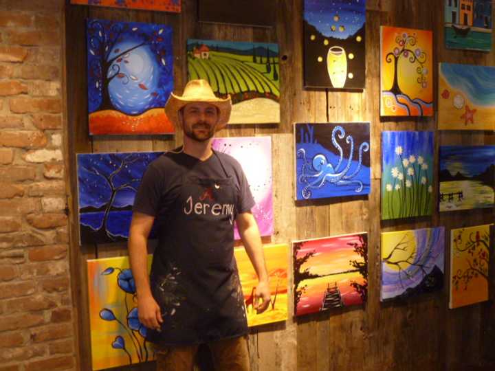 Jeremy Jordan is the manger of Muse Paintbar in South Norwalk, which opened in August.