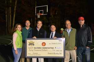 Bedford Village Basketball Court Opens With Celebration