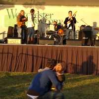 <p>A father and son enjoy the music of Gil Parris &amp; Friends</p>