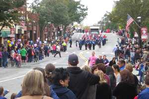 Hundreds Line Harrison Streets For Columbus Day Parade
