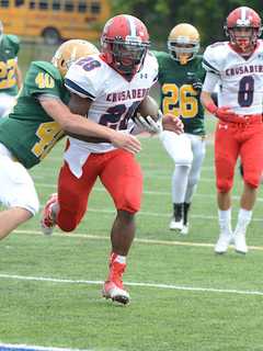 Unbeaten Archbishop Stepinac Football Rolling, But Stiff Test Awaits