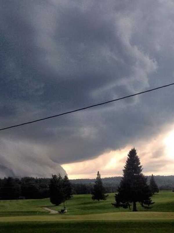 Cloudy Skies Kick Off Rainy Week In New Canaan