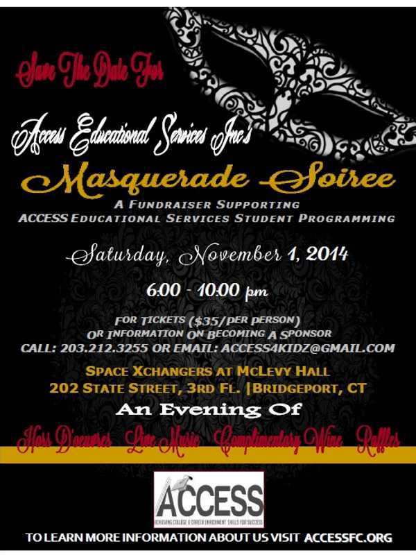 Masquerade Soiree To Benefit Bridgeport Students  