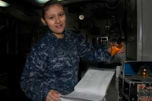 Darien Woman Serves In U.S. Navy In The Pacific