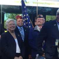 <p>Michael Hartnett, commander for Disabled American Veterans Chapter 137, spoke at the ceremony. </p>