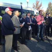 <p>Putnam officials and veterans gathered to honor the renamed bridge. </p>