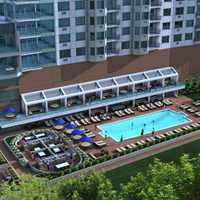 <p>A rendering of River Tides at Greystone&#x27;s pool and cabana area.</p>