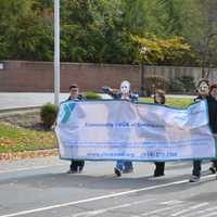 <p>Marchers in the 18th annual Halloween parade in Somers.</p>