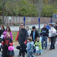 <p>Marchers in the 18th annual Halloween parade in Somers.</p>