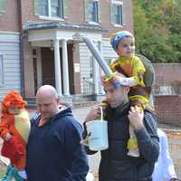 <p>Marchers in the 18th annual Halloween parade in Somers.</p>