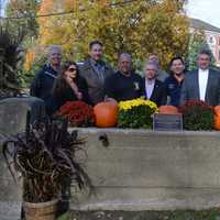 <p>A water trough that was moved to Bailey Park earlier this year was dedicated following the annual Halloween parade in Somers.</p>