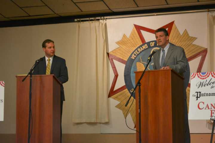 Murphy, Wagner Trade Barbs At Putnam Forum