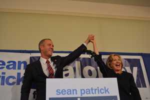 Hillary Clinton Campaigns For Maloney In Somers