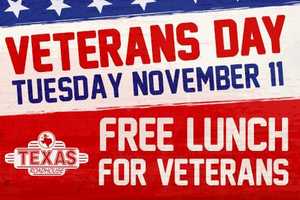 New Rochelle's Texas Roadhouse Offering Free Lunch To Veterans