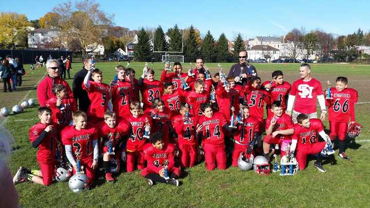  The Tarrytown / Sleepy Hollow Wolfpack football team. 