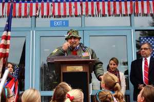 Students At Royle In Darien Celebrate Veterans Day