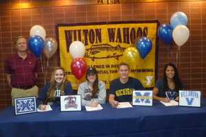 Four Wilton Wahoo Swimmers Commit To College Programs