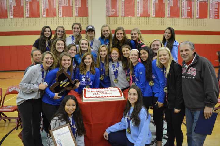 It's 'Hail To The Tuskers' As Somers  Celebrates Girls Soccer State Title 